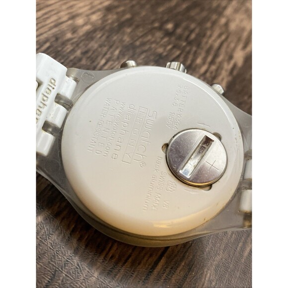 Swatch Watch Full-Blooded SVCK4045AG Diaphane Chronograph Swiss Date Working - Picture 4 of 10